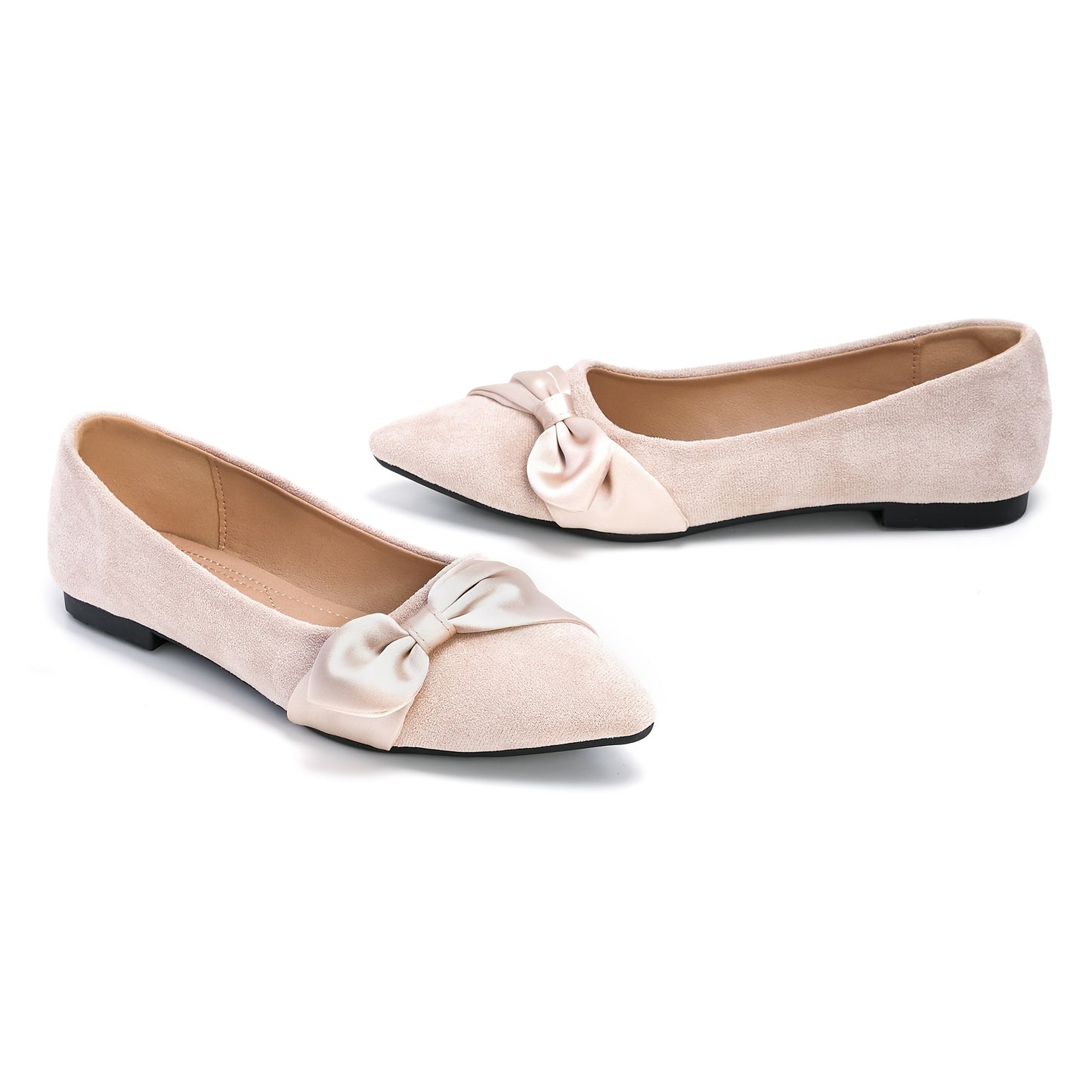 Ballet Flats for Women Comfortable Elegant Women's Flats Slip On Pointed Toe Flats Shoes Women-AW303